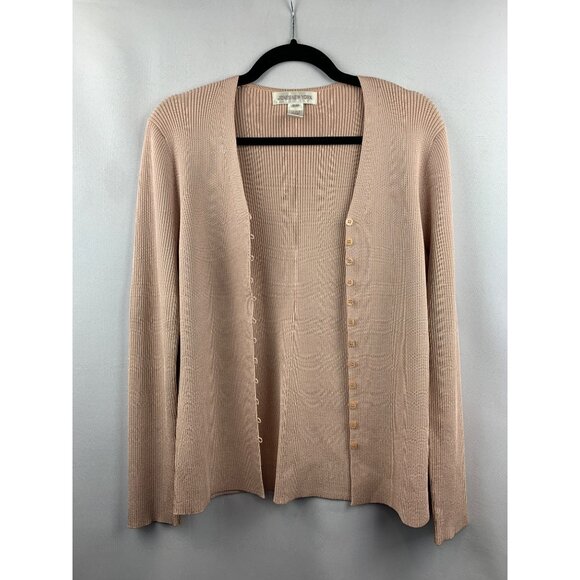 Women's Jones New York Pink Tank & Cardigan Set Size M - Picture 8 of 12